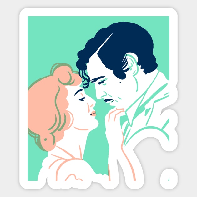 Gable Kiss Sticker by JordanKay